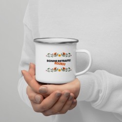 Mug émaillé Bonne retraite