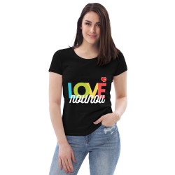T-shirt moulant Love Nounou