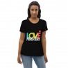 T-shirt moulant Love Nounou